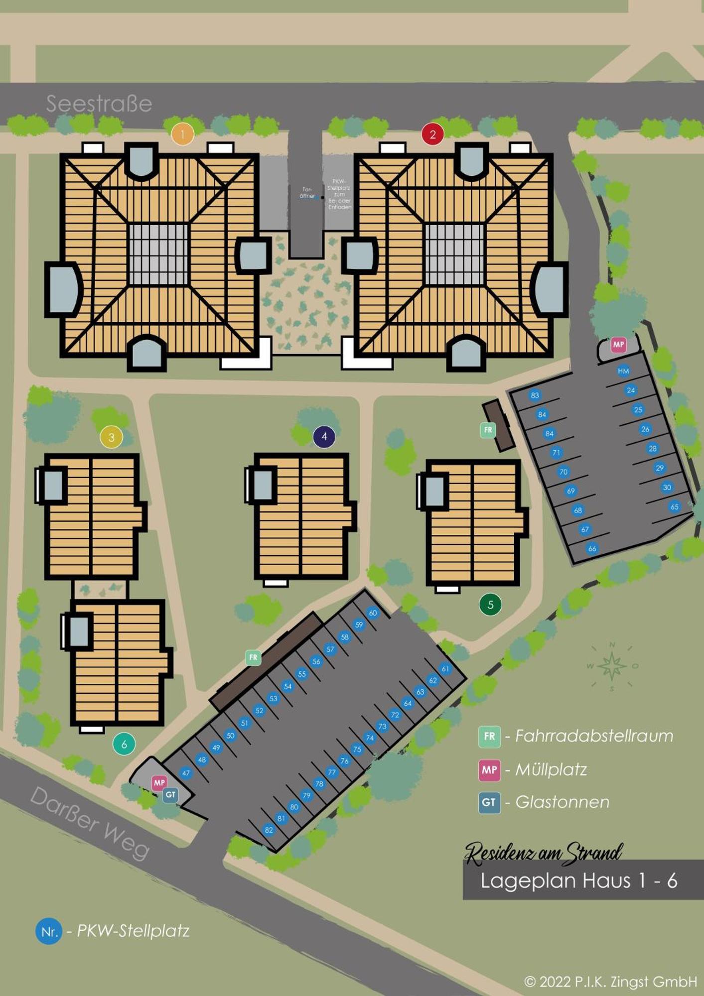 Residenz Am Strand Wohnung 3-54 Zingst Eksteriør bilde